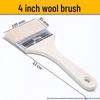 Traceless Soft Lamb Wool and Bristle Brush for Baking, Paint Coating, and Barbecue