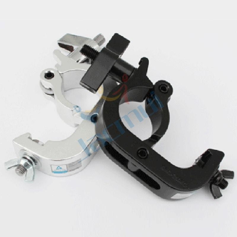 10PCS Aluminum Alloy Tigger O-Clamp Fixture Hanger Safely Secure Truss Fixtures Fit for 48-51mm 250KG Par Light Truss Clamp Hook