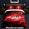 Set Biancheria da Letto con Design Calcio VfB Stuttgart 1 Copripiumino + 2 Federe Morbido Traspirante Biancheria da Letto per la Casa