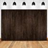 Wood Backdrop for Food Baby Portrait Photography Backdrops White Brown Wooden Board Plank Background for Party Decor Custom
