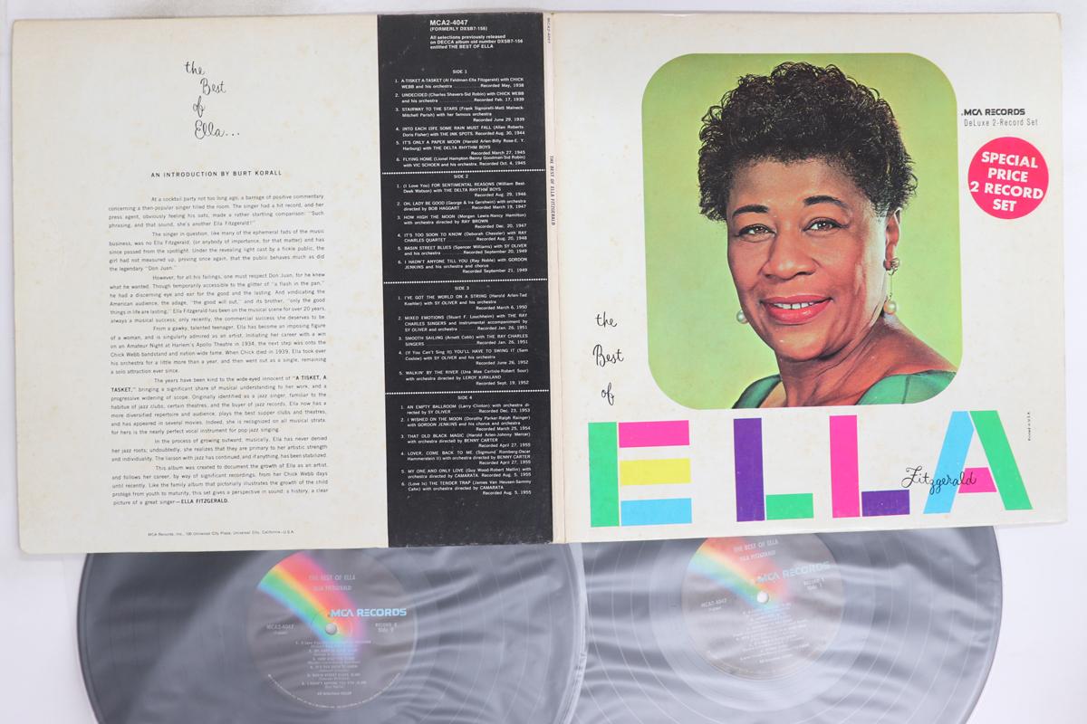 

LP Record ELLA FITZGERALD Best Of Ella Fitzgerald MCA24047 MCA US Jazz Used