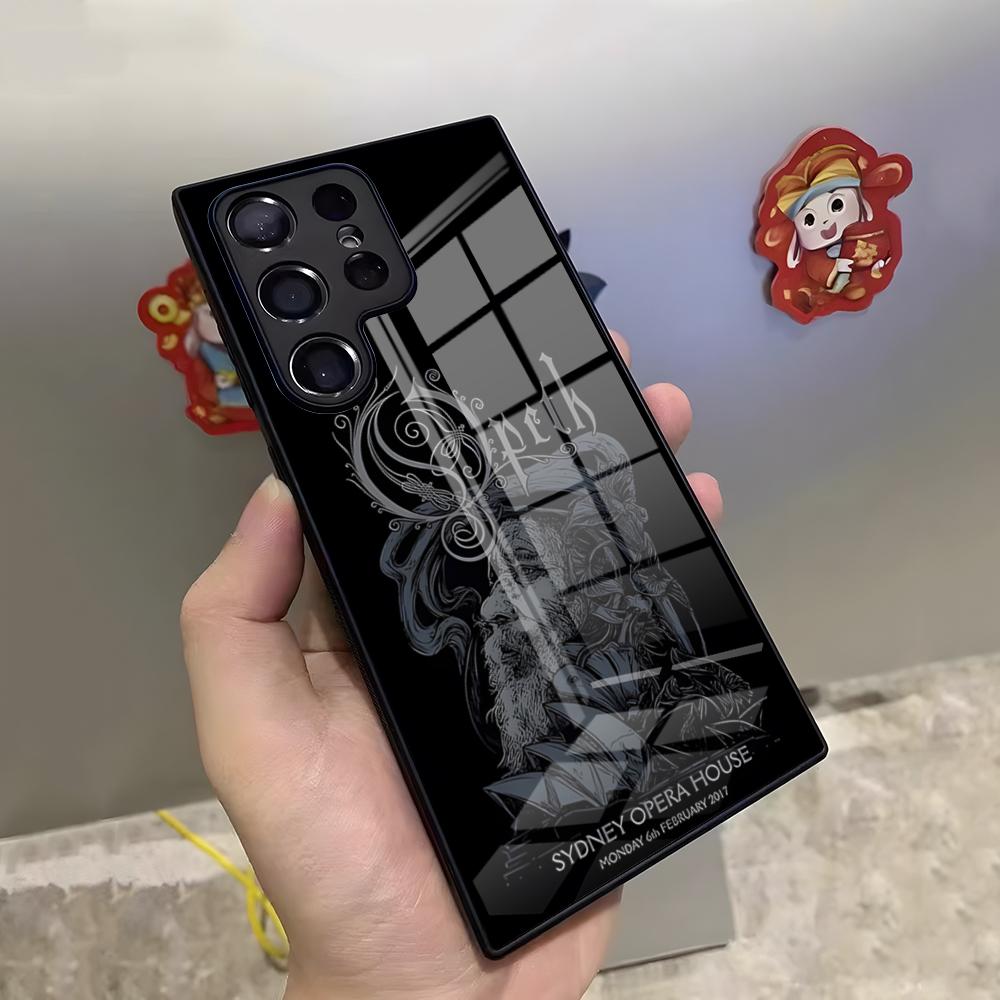 

O-Opeth Band Phone Case For Samsung S26 S25 Ultra S23 S22 S24 S20 Fe S21 Plus A54 A53 A16 Glass Cover Samsung s23ultra