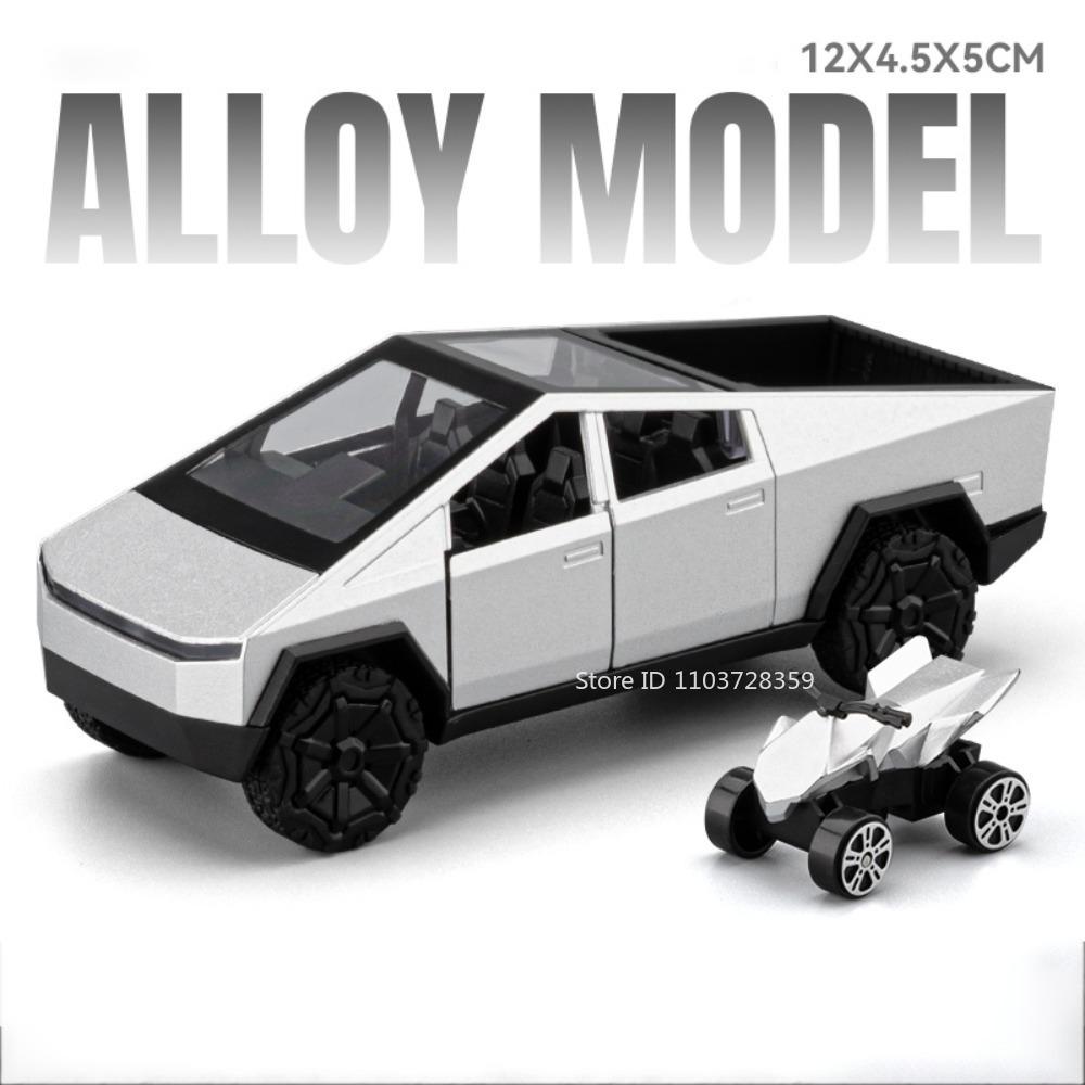 1:36 Miniature Model Pickup Toy Off-Road Cars Alloy Diecast Exquisite Interior Doors Opened Pull Back Home Decoration Vehicles