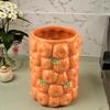 Creative Ceramic Fruit, Orange, Lemon Flower Tank, High-Value Living Room, Study Ornament, Holiday Atmosphere Arrangement
