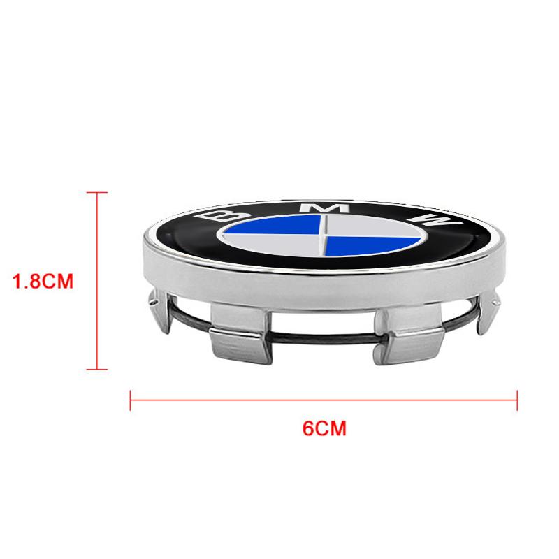 vtdfs3 4pcs 56/60mm Car Wheel Center Hub Cap Rim Cover Emblem Stickers For BMW F20 E36 E92 E87 E30 E46 E91 F31 X5 E53 E34 F11 E70 X1