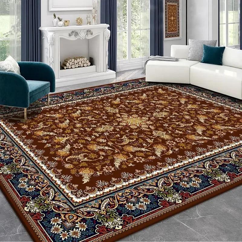 Oriental Ethnic Style Carpet Living Room Decor Persian Big Size Area Rugs Bedroom Decor 200x300 Washable Non-slip Cloakroom Mats