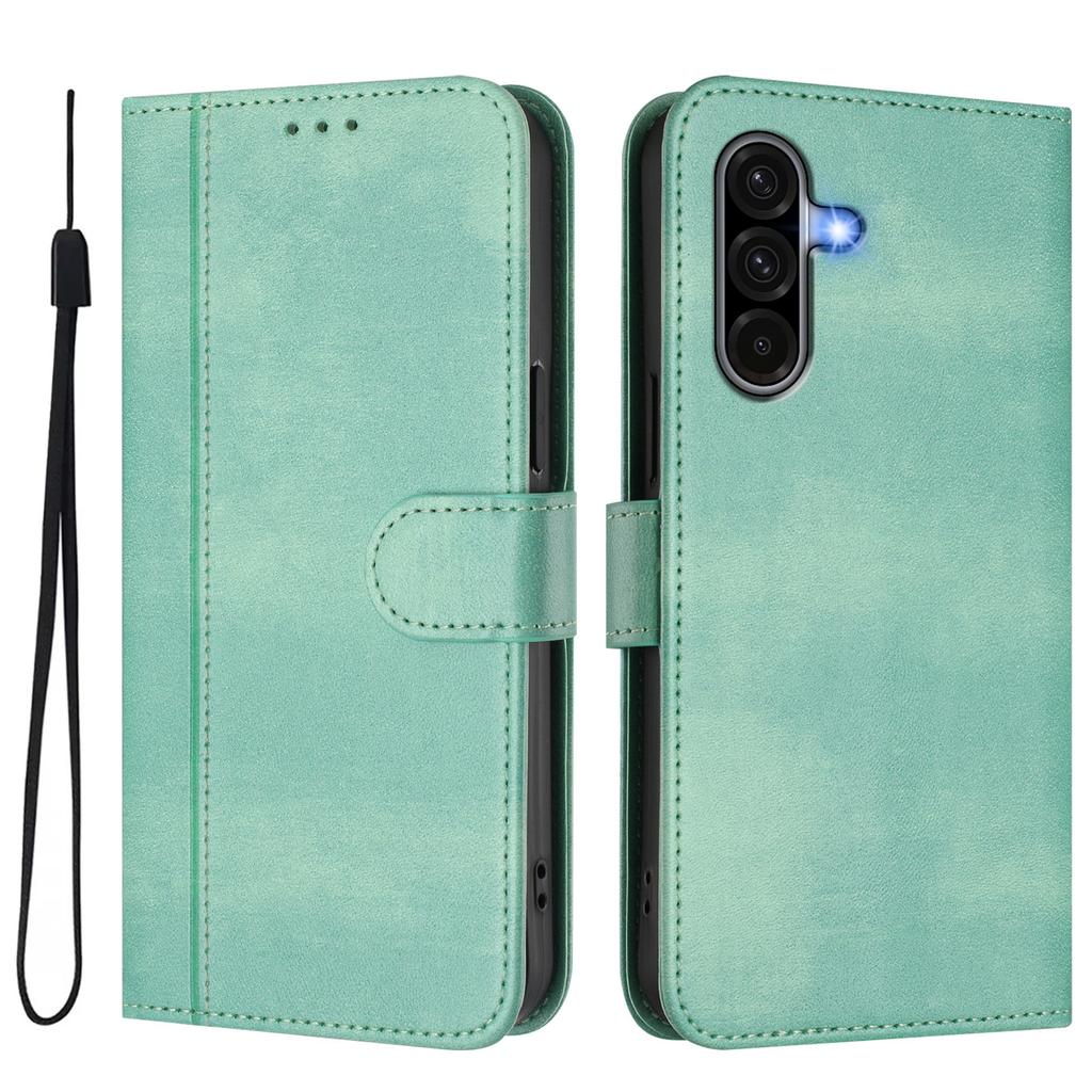 For Samsung Galaxy A36 5G Cases Wallet Stand Retro Texture Leather Phone Cover with Lanyard