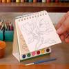 Coloring Book 20 Pages Portable Watercolor Coloring Book Kindergarten Colored Graffiti Enlightenment Note Picture Book