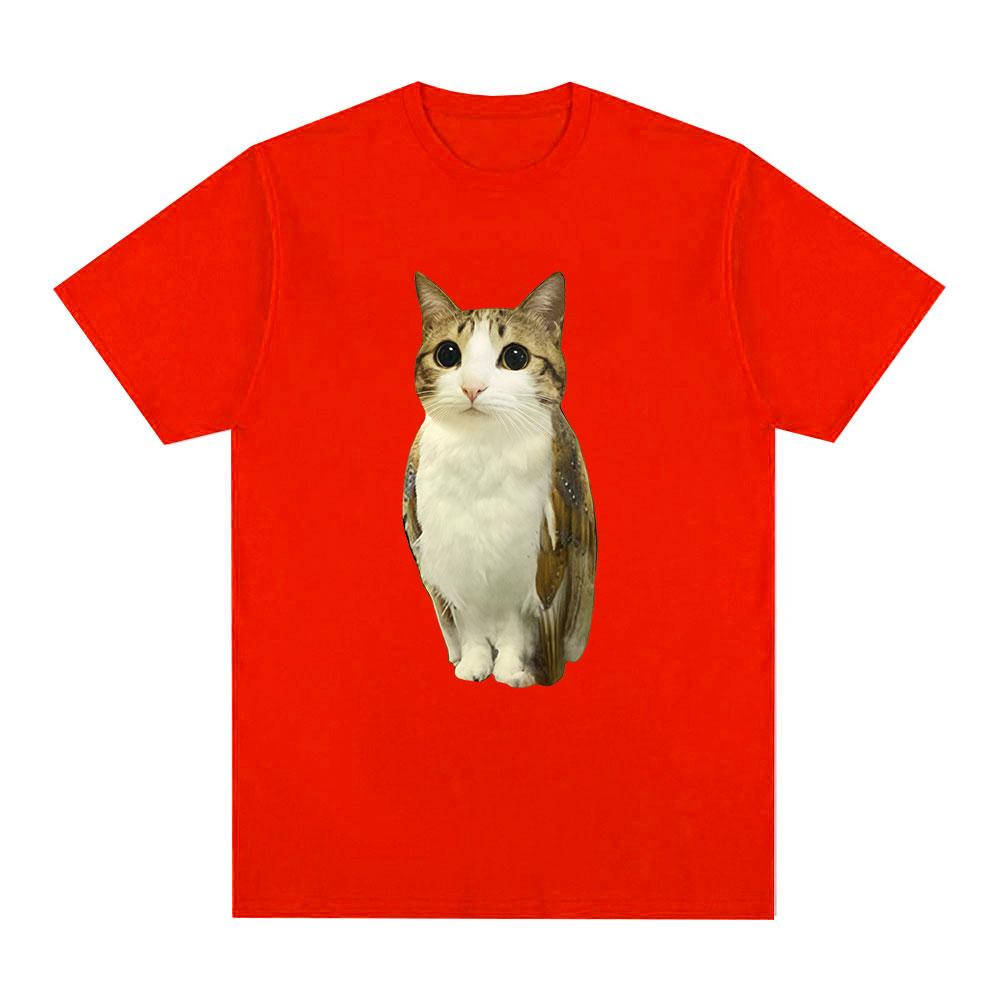 2026 Funny Cat Owl Funny Meowl Meme Brainrot Graphic Tshirts Unisex Unisex Clothes Fashion Short Sleeves T Shirts Y2k Ins Summer