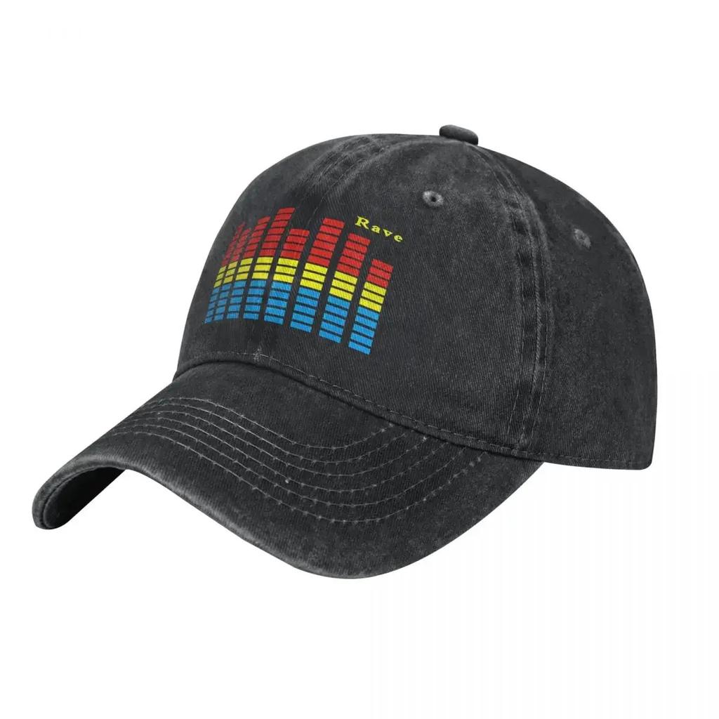 LED SoundActivated Equalizer Bass Thumbs Up DJ Party Demin Cap Durable for All Seasons Cap Female Cap Man Summer