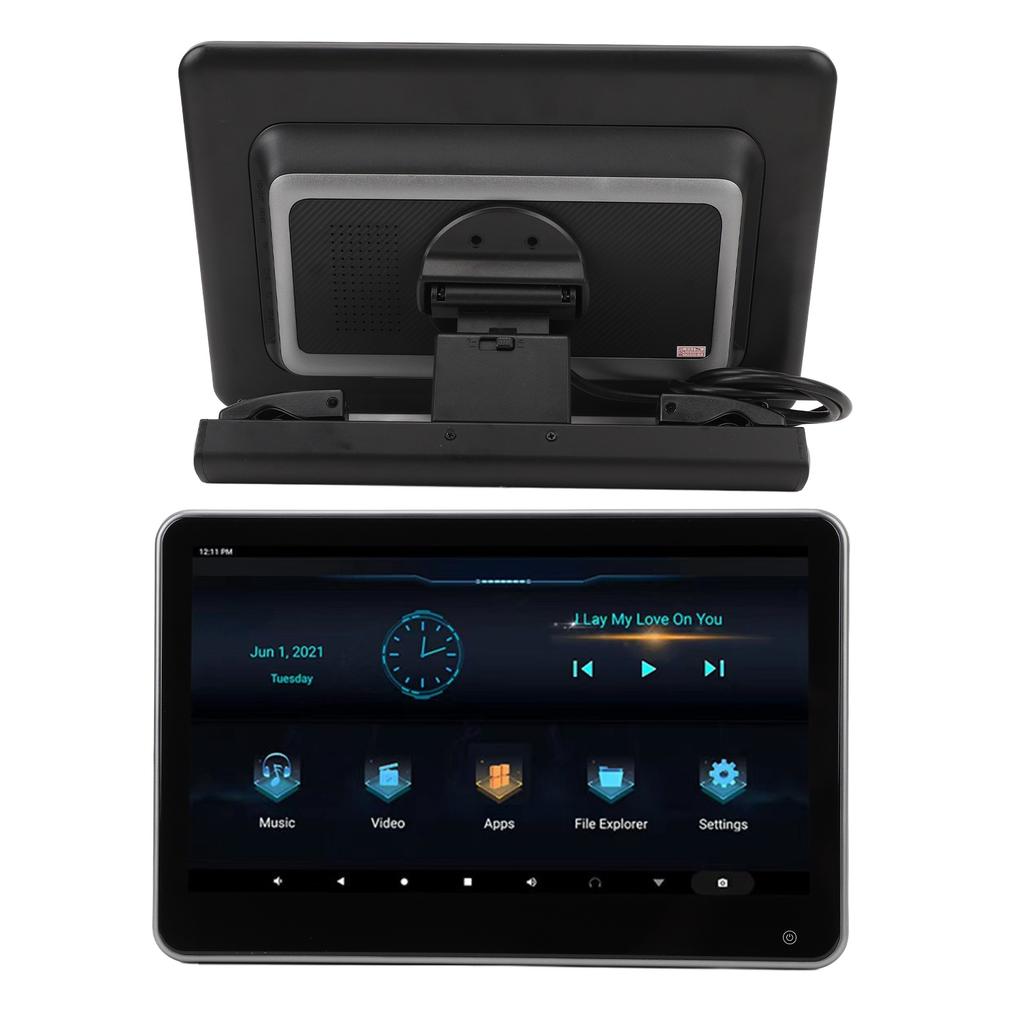 11.6in Car Headrest Monitor for Android 13 Touchscreen Wireless Internet Access 8 Core CPU Headrest Monitor Tablet