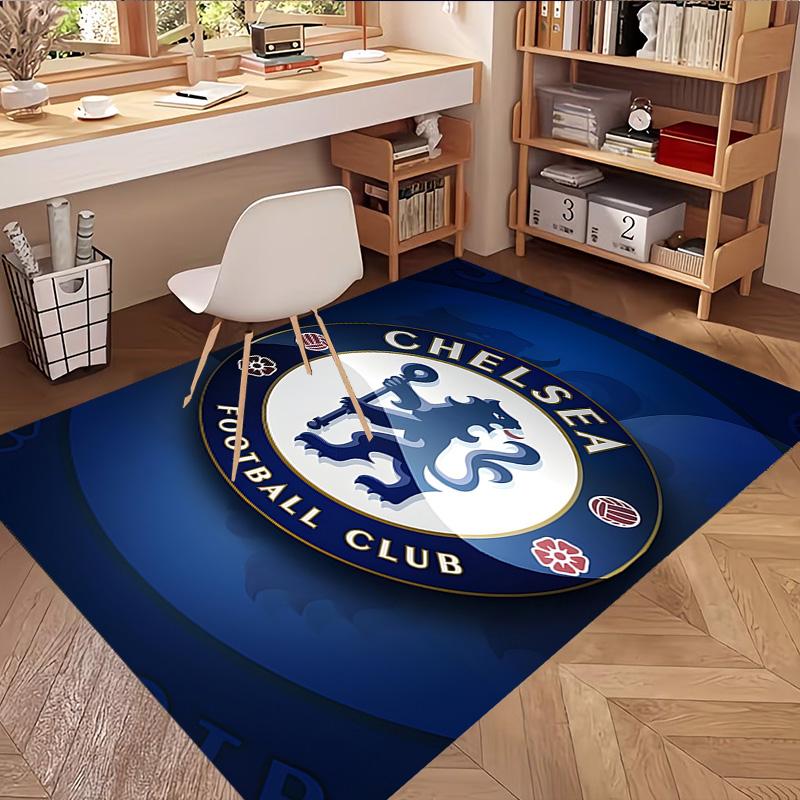 Chelsea F.C Print Rug, Washable Floor Carpet, For Entryway Dorm Laundry Room Office Study, Home Decor Birthday Christmas Gift