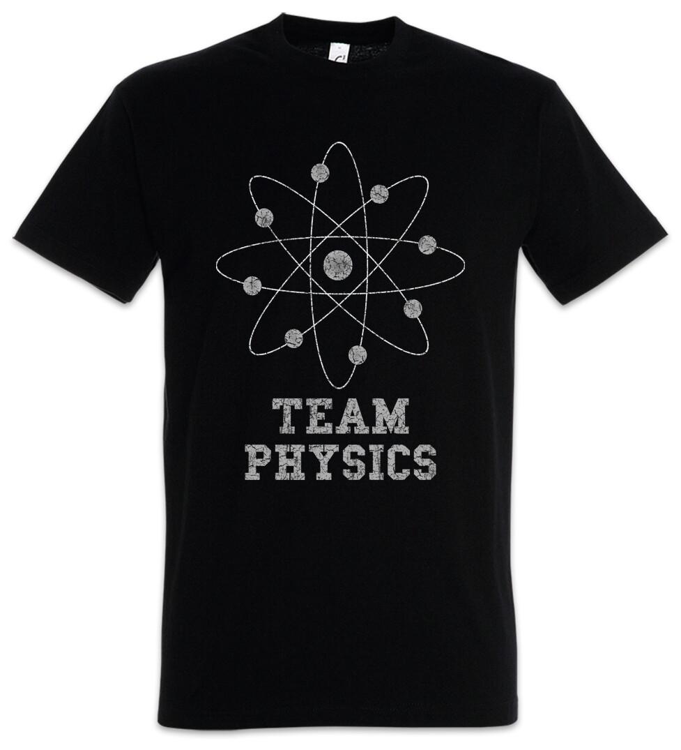Team Physics T-Shirt Mens Womens Tees Top Fun Teacher Professor Nerd Geek Physicists Scientist S