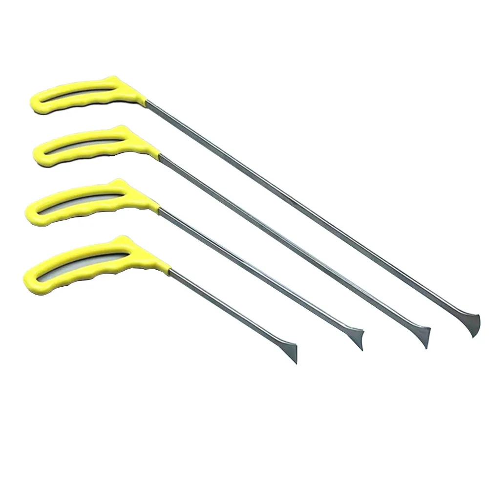 Paintless Dent Repair Tools Stainless Steel Dent Removal Rods Flat Shovel Crowbar Clamp For Hail Dents Door Ding Removal