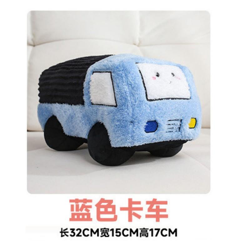 Stuffed Varipus Transportation Cars Plush Toys Polices Car Ambulance Taxi Tank Fire Engine Airplane Train Birthday Gift for Boy