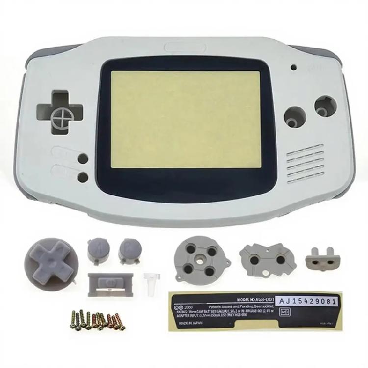 AGB-001 Older Handheld Repair Housing Kit with Shell Openings, Contact Layers and Screw Set for Service Stock Needs Daily