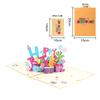 Cultural & Creative Birthday Pop-up Card - Party Blessing & Handmade Student Cake Gift