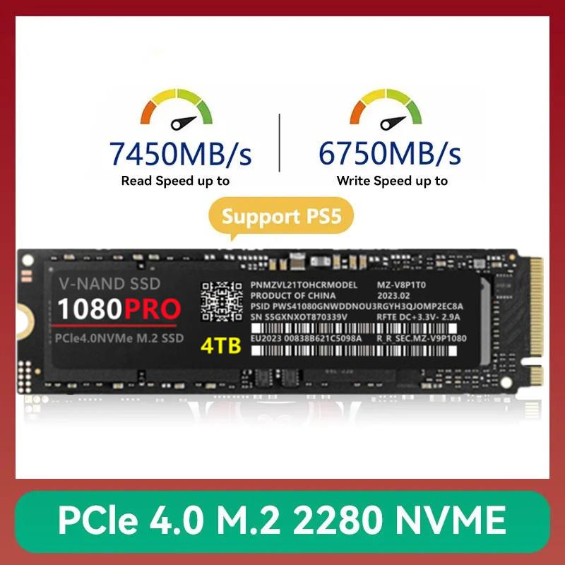 PCIe 4.0 NVMe 1080PRO M.2 SSD - 1TB, 2TB, 4TB Options