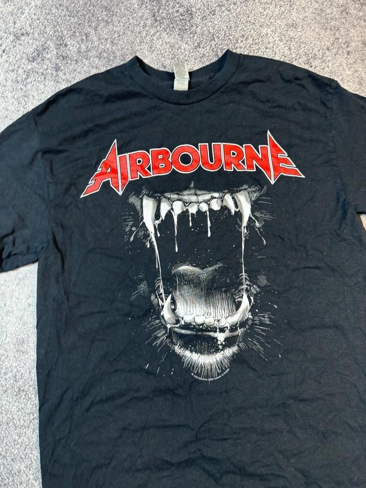 Vintage Airbourne Band Black Shirt Unisex Concert S to 5XL TR312 Unisex T-Shirt L