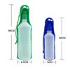 500ML Dog Water Bottle Folding Drinker Plastic Portable Water Bottle Pets Outdoor Travel Drinking Water Feeder Bowl for Dogs