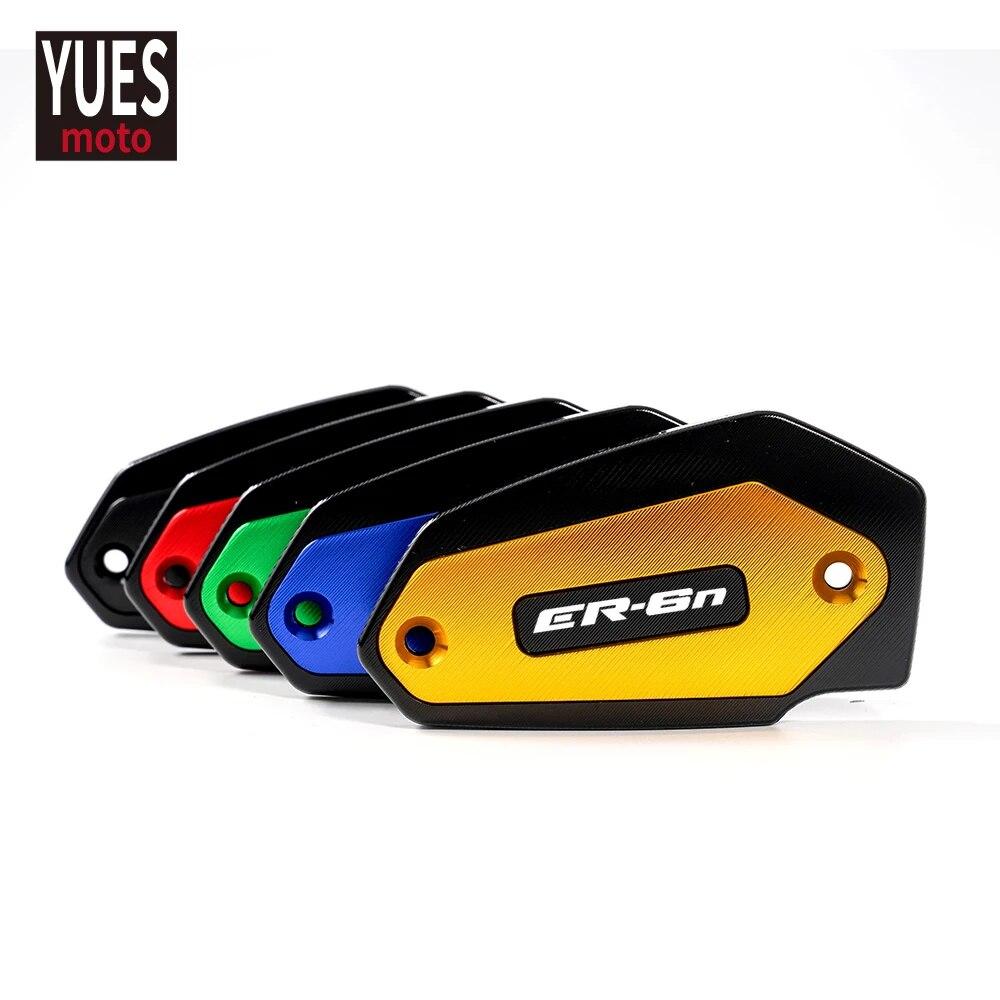 Moto Příslušenství CNC Přední a Zadní Brzdová Kapalina Válec Hlavní Nádržka Krytka Pro KAWASAKI ER6N ER 6N ER 6F 2009-2016