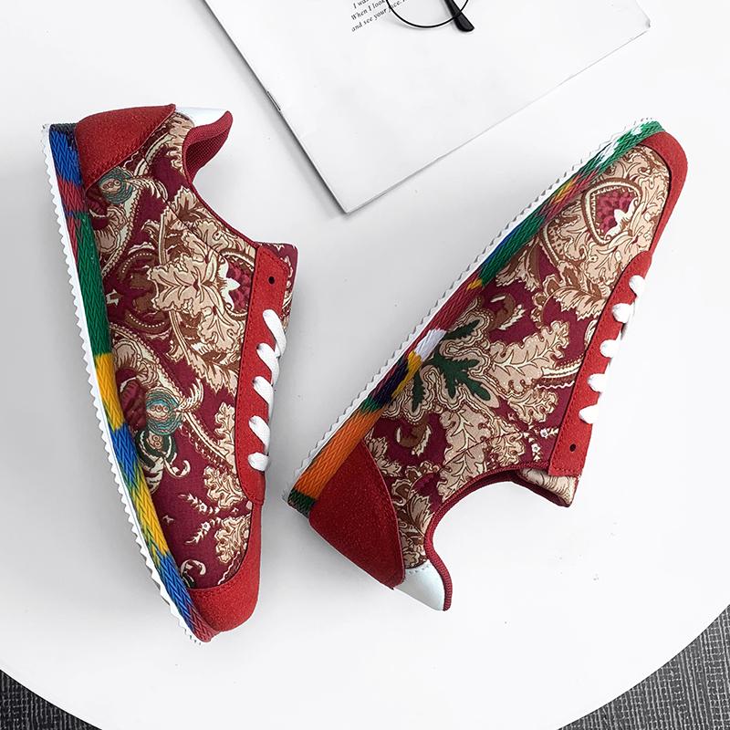 New Retro Brown Men's Sneakers Brand 2024 Designer Trainers Men Jogging Shoes Fashion Platform Shoes Men Beathable Running Shoes