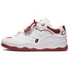 New LiNing CF Tracing Theone Cushioning Anti Slip And Wear Resistant Low Top Casual Shoes Women's White Red AGCT386-1