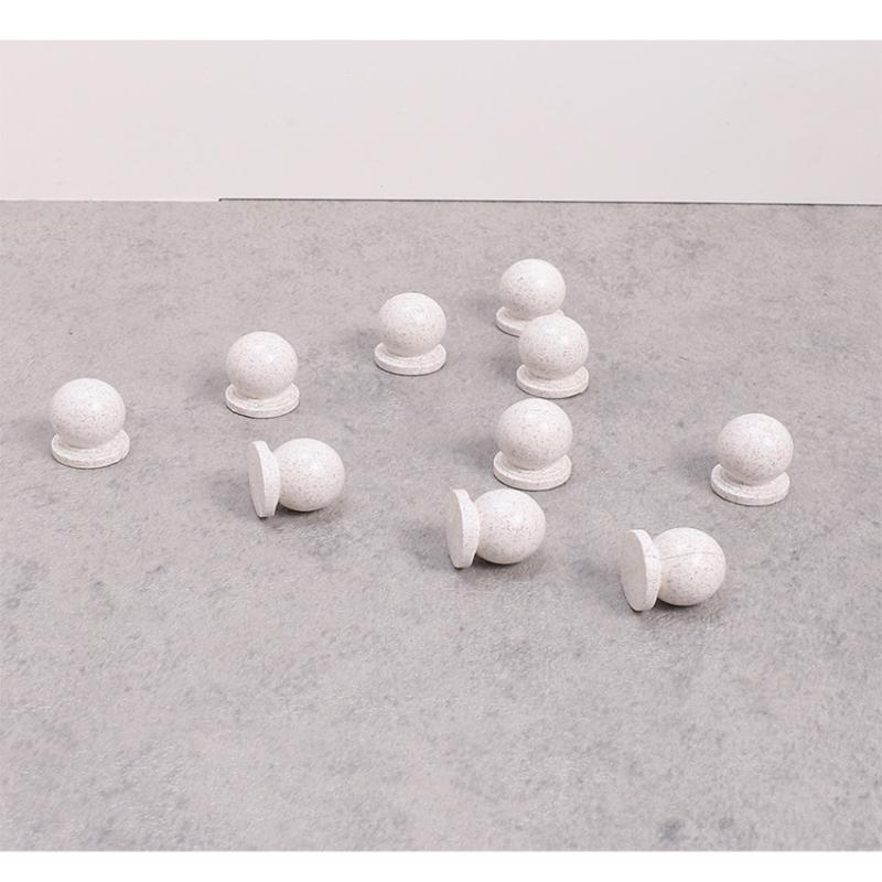 Miniature Diorama Road Barrier 1Pcs 1:12 Scale Realistic Stone Ball Bollard for Dollhouse Outdoor DIY Decor one size