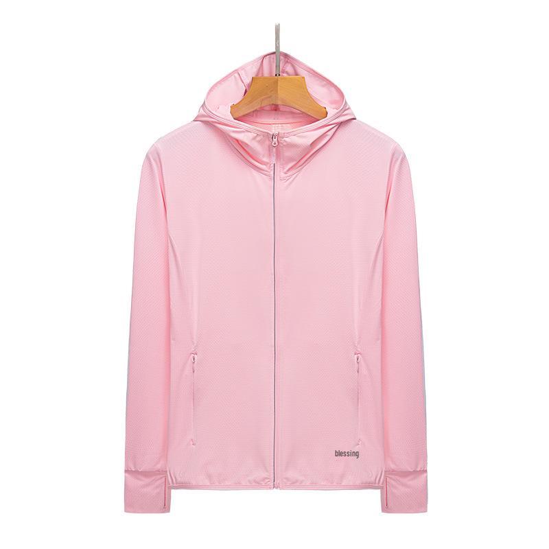 Summer Ice Silk UPF50+ Thin Breathable Sunscreen Windbreaker for Women & Men