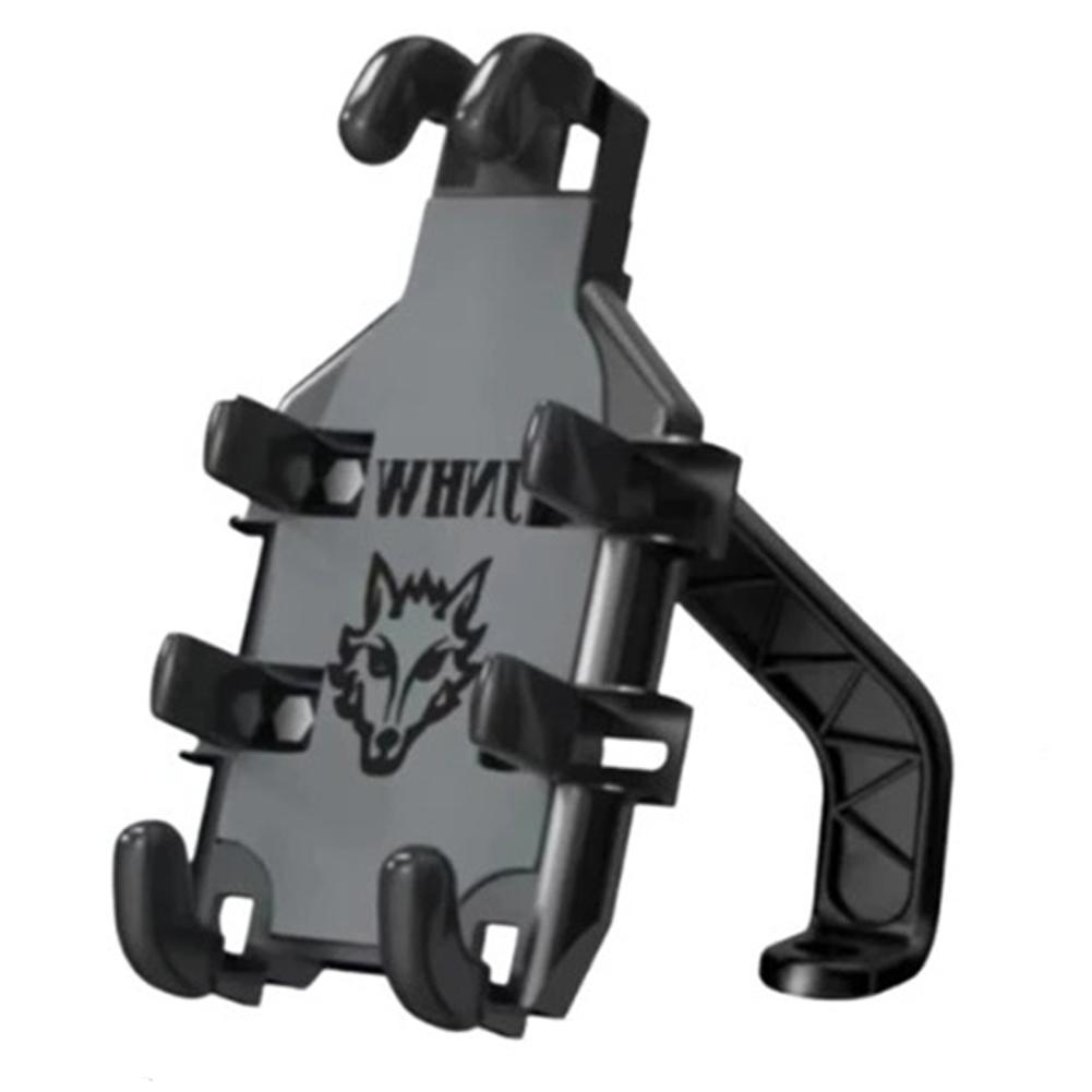 For Smartphones 360 Degree Rotation Motorcycle Phone Holder 360 Degree Rotating Phone Bracket Sturdy Aluminum Alloy