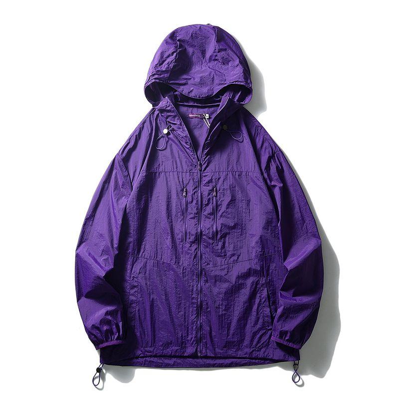 American Mountain Outdoor Ultra-Thin Breathable Sun Protection Clothing Men's Duster Summer Fishing Outwear Export Men's Clothing Wind Shield