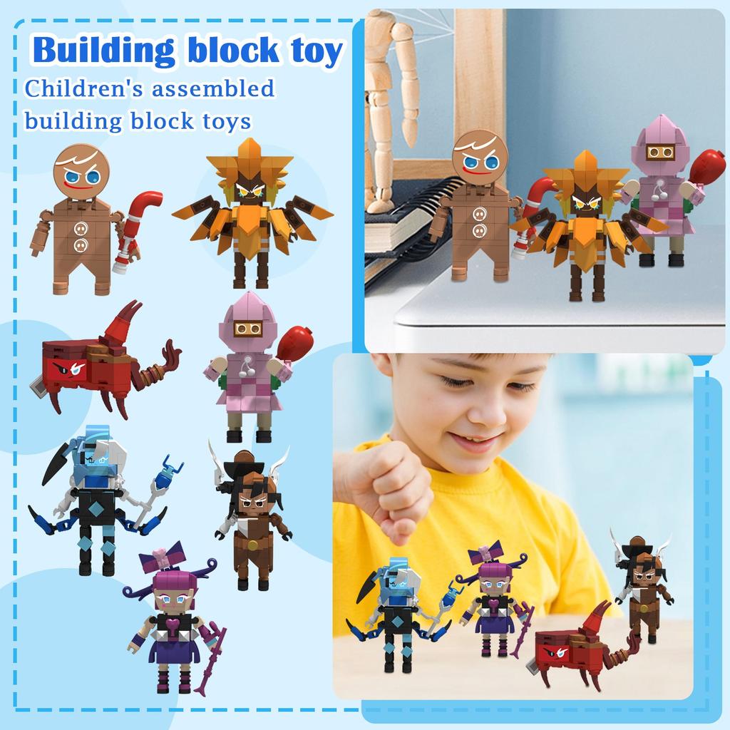 Building Block Model Small Particles Children's Educational Assembly Building Block Toys