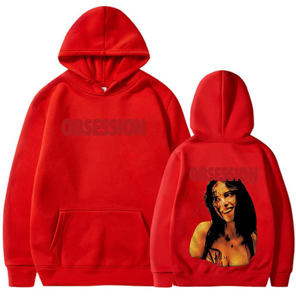 Horror Movie 2026 Obsession Nikki Hoodies Unisex Clothing Fashion Gothic Long Sleeves Oversized Hooded Sweatshirts Streetwear
