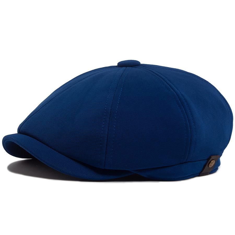 British Retro Octagonal Cap: Unisex Fashion Beret for Spring & Autumn - European & American Style Newsboy & Duckbill Design