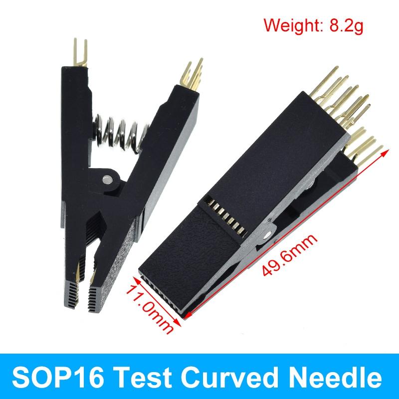 Programmer Testklemme SOP8 SOP16 SOP SOIC 8 SOIC 16 SOIC8 SOIC16 SOIC8 DIP16 DIP 8-benet DIP 16-benet IC Testklemme Uden Kabel
