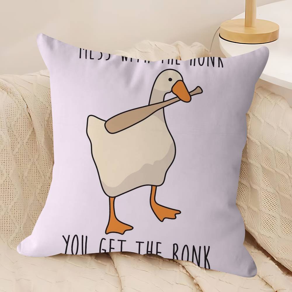 H-Honk Honk Pillow Gift Home Office Decoration Bedroom Sofa Car Cushion Cover Case 45x45