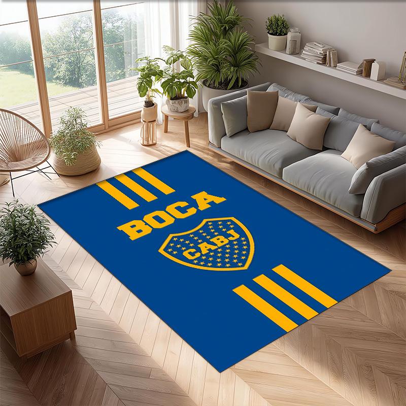 arsenal Printed Flannel Area Rug Non Slip Soft Polyester Floor Carpet Indoor Decor Mat for Bedroom Living Room Sofa