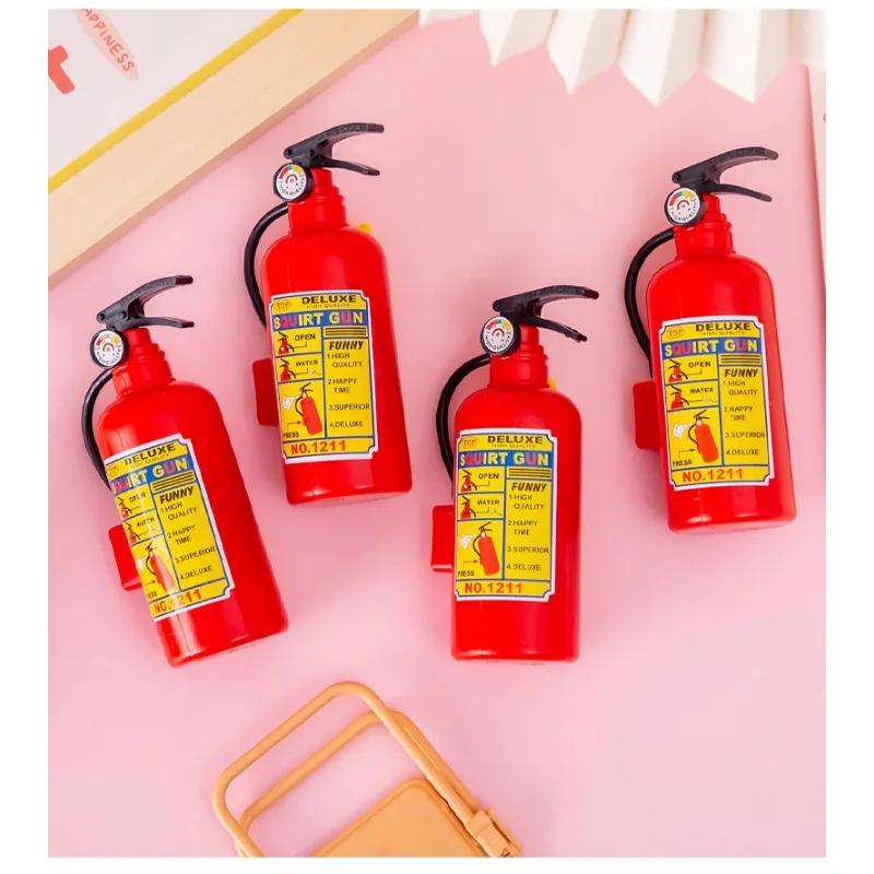 4 mini extintores divertidos para niños, mini pistola de agua, juguete de broma para toda la persona, accesorios profesionales para bomberos.