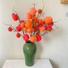 9-Head Faux Persimmon Berry Foam Home Decor Ornaments