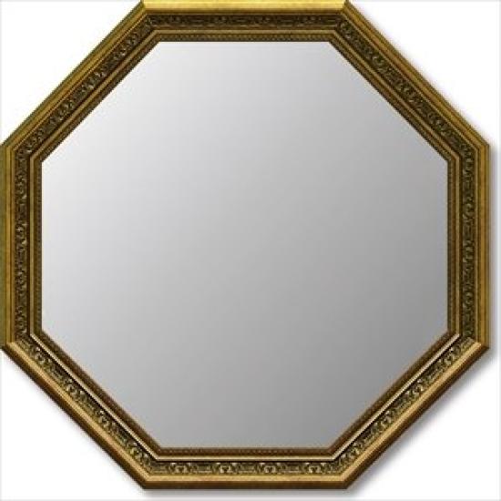

Mirror Gold W53 x H53 x U-Power Size D2.5cm AM-10022 золотой