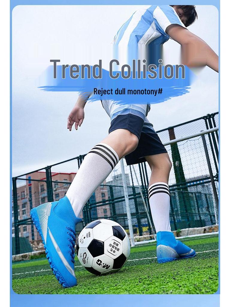 2025 Men's Youth Cross-border Long Spike Football Turf Shoes