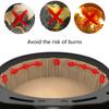 Air Fryer Magnet Silicone Buckle Non Scratch Removable Air Fryer Magnets Fixation Safely Paper Holder Easy to Use