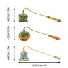 Kerzenlöscher,Eleganter Kerzenlöscher mit langem Griff,Kerzenlöscher Dochte Löscher Kerzenzubehör Kerzenstopper