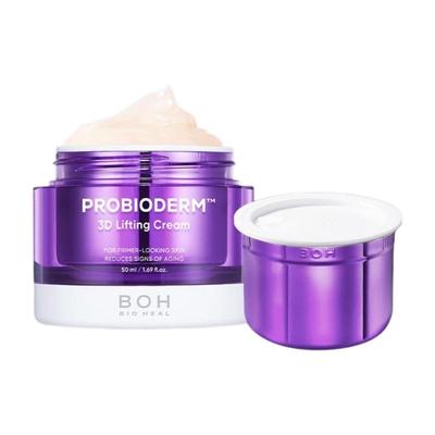 Probioderm 3D Lifting Creme Nachfüllset Straffende Elastizität Feuchtigkeitscreme 50ml + 50ml