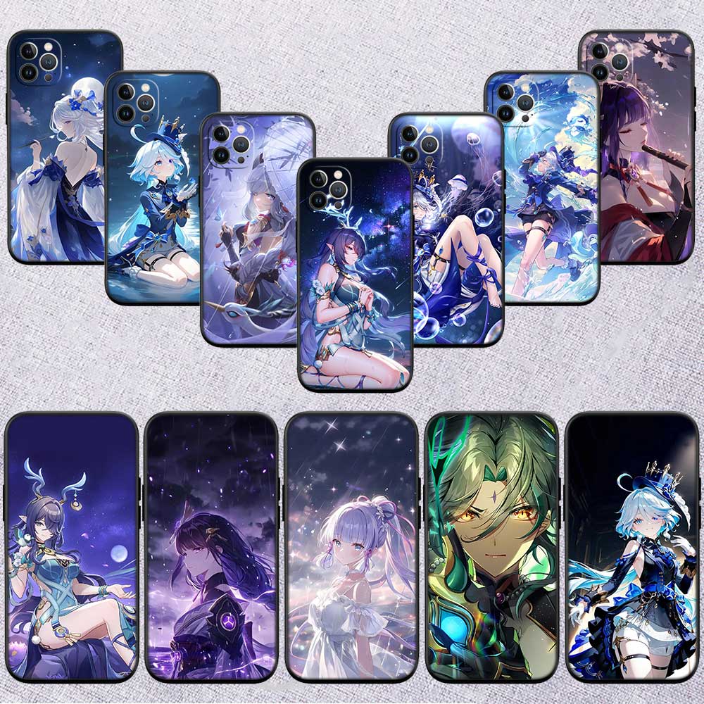 NH29 Genshin Impact New High-End Shell Phone Case for Xiaomi Poco C40 C50 C51 C55 C65 C71 C75 F3 F5 F6 F7 M2 M3 Pro Ultra