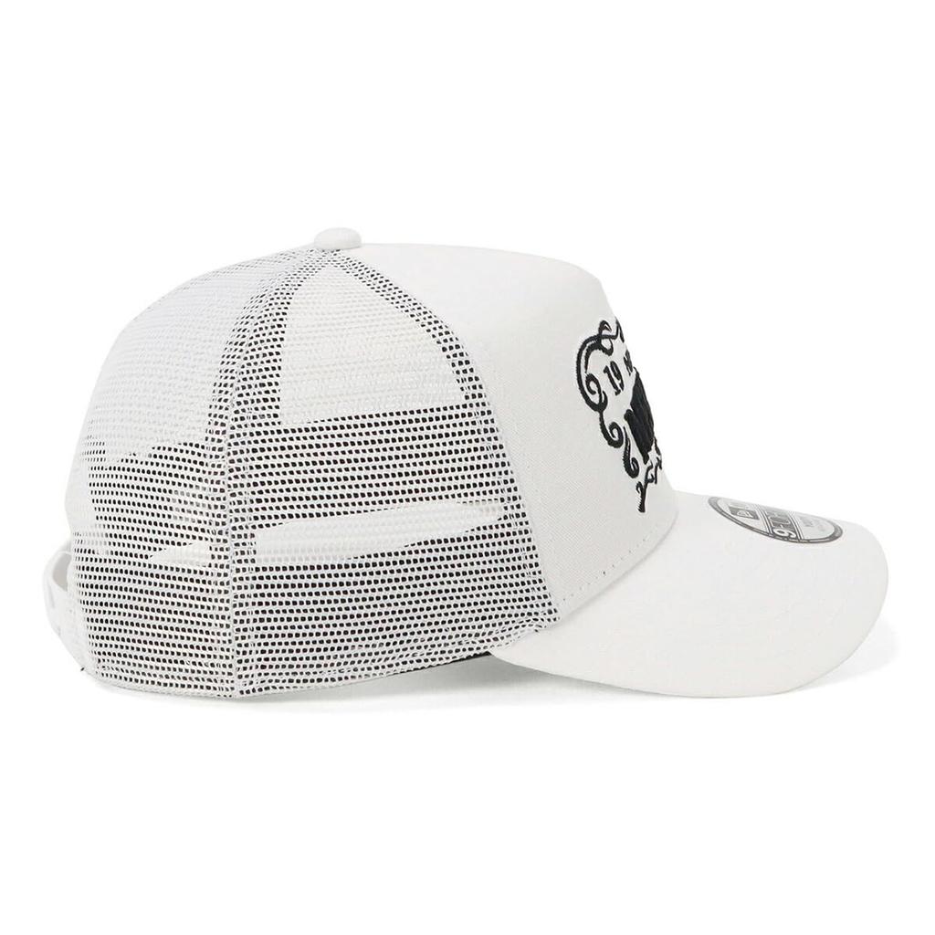 New Era Youth Mesh Sizes 940AFTR NE FRAME Kids' 9FORTYA-Frame Cap, Cotton, White, 52-56cm (YTH WHI) (14392025, NER36K4569)