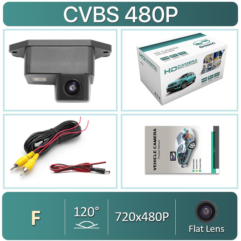 

GreenYi AHD 1080P Автомобильная камера ночного видения для Mitsubishi Lancer Evo EX 2008-2015 Автомобильная камера заднего вида