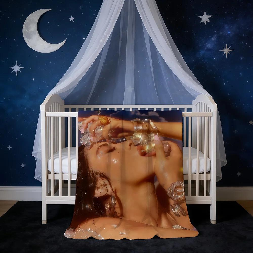 Singer K-Kali Uchis Sincerely Blanket Super Warm Comfortable Plush Throw Blanket Child Home Sofa Bedroom Gift