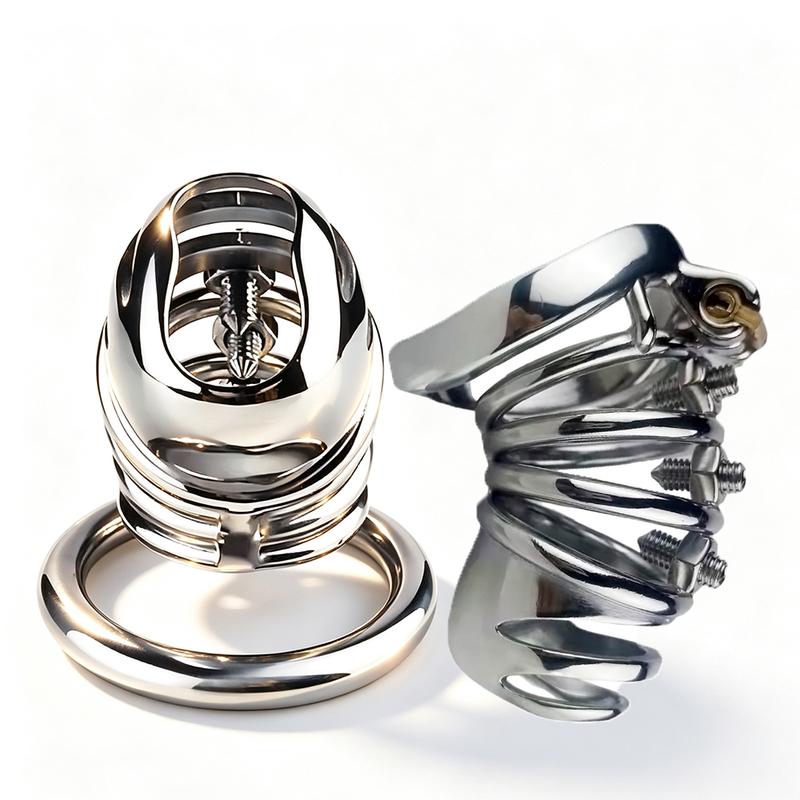FRKO Muti-ring Male Chastity Cage Big Penis Lock Cage With Spike Stimulation Adult Games Penis Restraint BDSM Sex Toos For Man