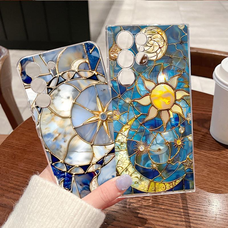 Funda Estilo Europeo Vintage Para Samsung Galaxy S26 Ultra S25 FE S24 S23 S22 A54 A15 A35 A55 A16 A36 A56 A17 A37 A57 5G
